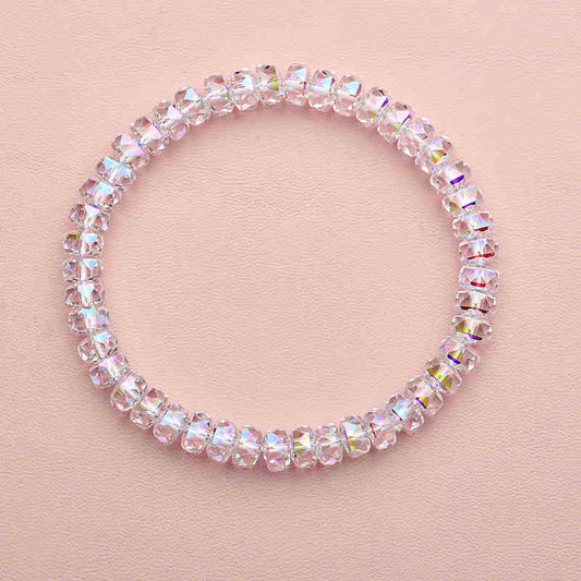 Aurora Austrian Crystal Faceted Bead Bracelet