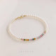 Multicolor Tourmaline & Freshwater Pearl Beaded Bracelet – Radiance & Romance Design