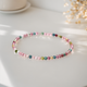 Petite Multicolor Tourmaline Bracelet – 3mm Faceted Round Beads