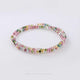 Radiance Flow Double-Strand Tourmaline Bracelet – Multicolor Crystal for Popularity & Personal Growth