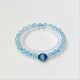 "Ocean Whisper" Aquamarine and Kyanite Crystal Healing Bracelet