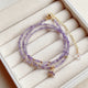 Amethyst Blossom Multi-Wrap Bracelet & Necklace – Calm, Focus & Elegance