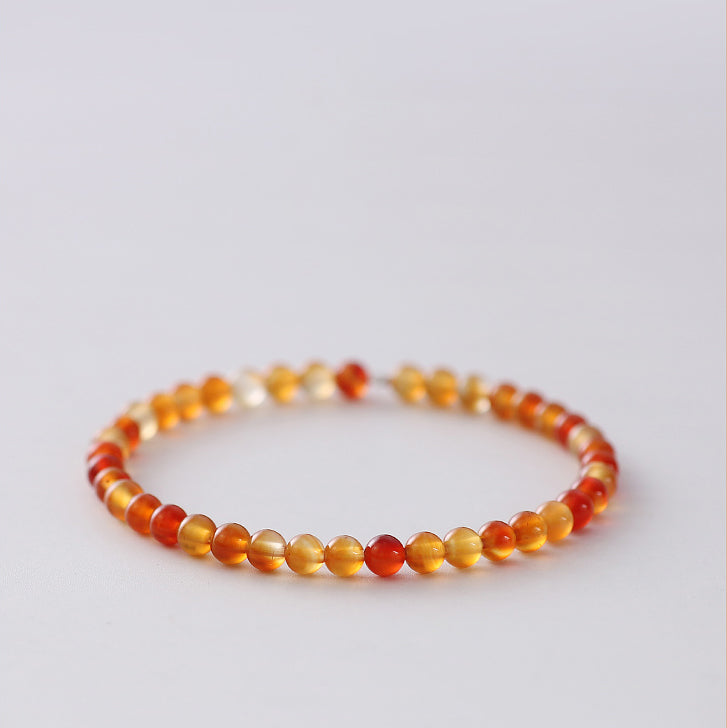 Carnelian Confidence & Vitality Bracelet – 4mm / 6mm / 8mm Beads