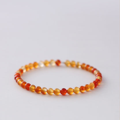 Carnelian Confidence & Vitality Bracelet – 4mm / 6mm / 8mm Beads
