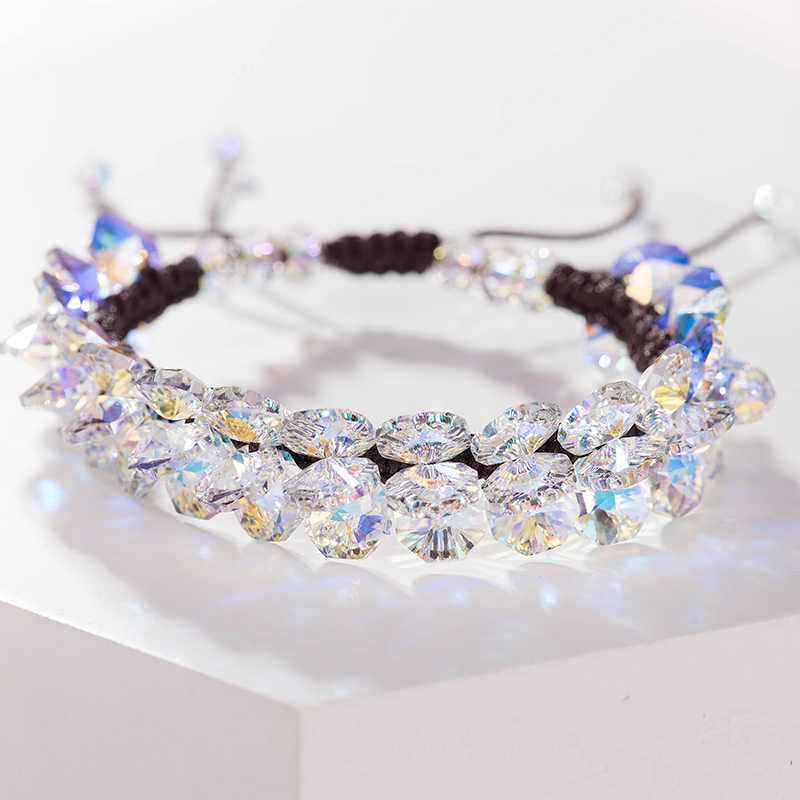 Multi-Color Adjustable Austria Crystal Bracelet