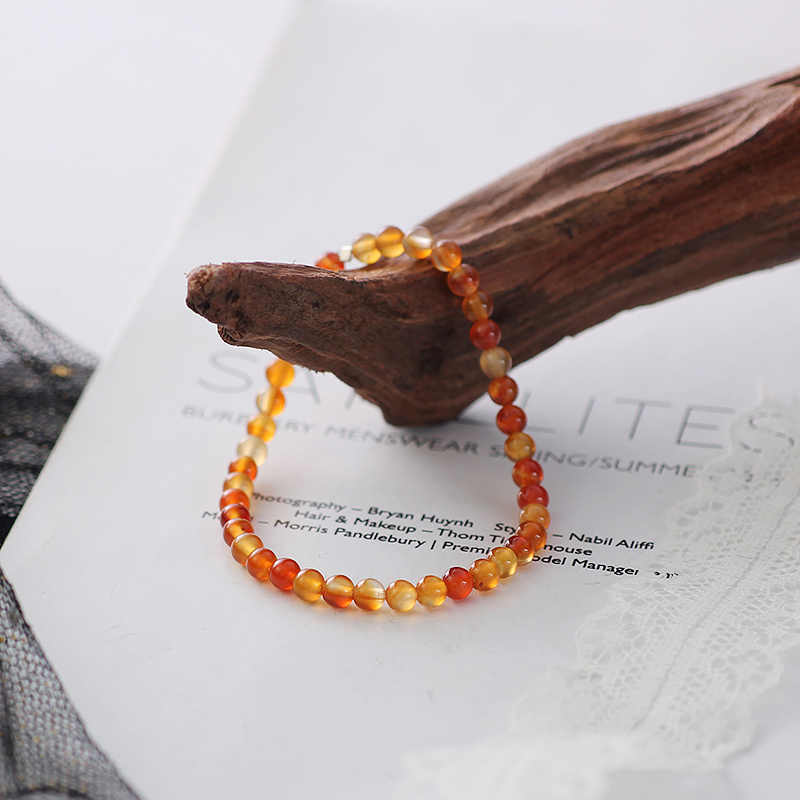 Carnelian Confidence & Vitality Bracelet – 4mm / 6mm / 8mm Beads
