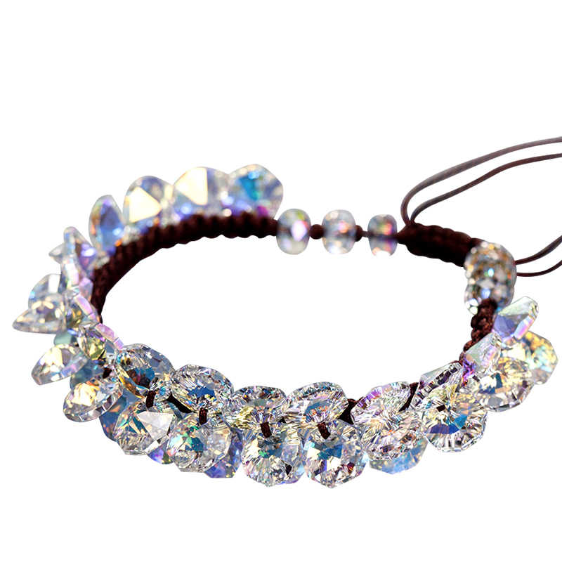 Multi-Color Adjustable Austria Crystal Bracelet