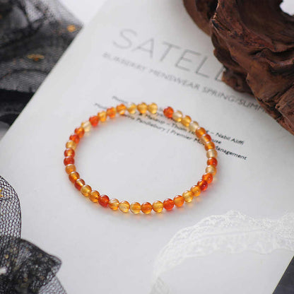 Carnelian Confidence & Vitality Bracelet – 4mm / 6mm / 8mm Beads