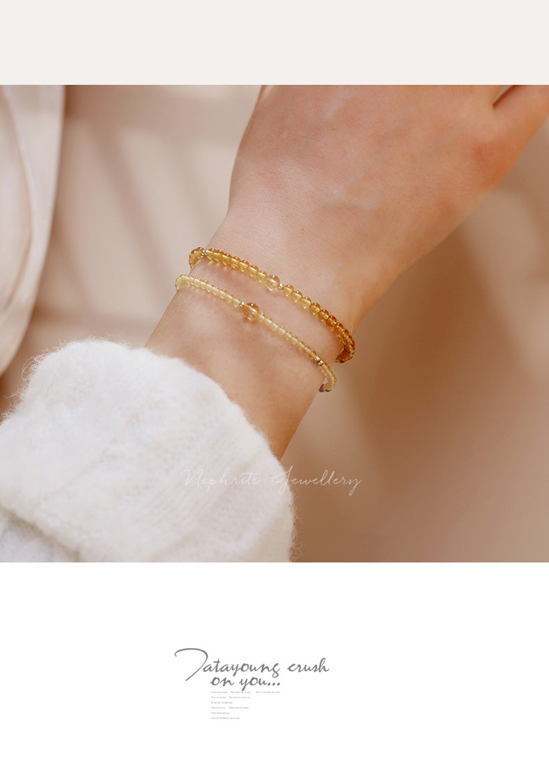 Golden Citrine Energy Bracelet – Boost Wealth, Attract Opportunity