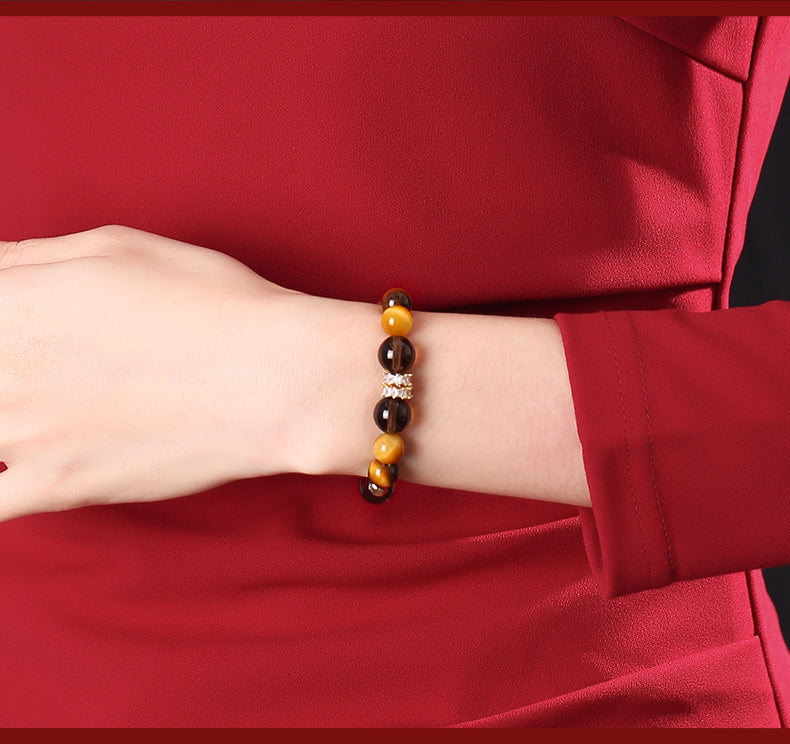 Tiger Eye & Citrine Abundance Attraction Bracelet