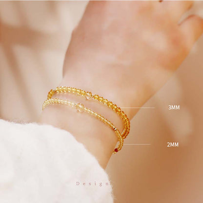 Golden Citrine Energy Bracelet – Boost Wealth, Attract Opportunity