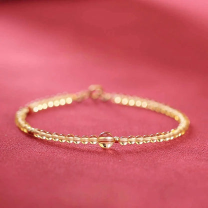 Golden Citrine Energy Bracelet – Boost Wealth, Attract Opportunity