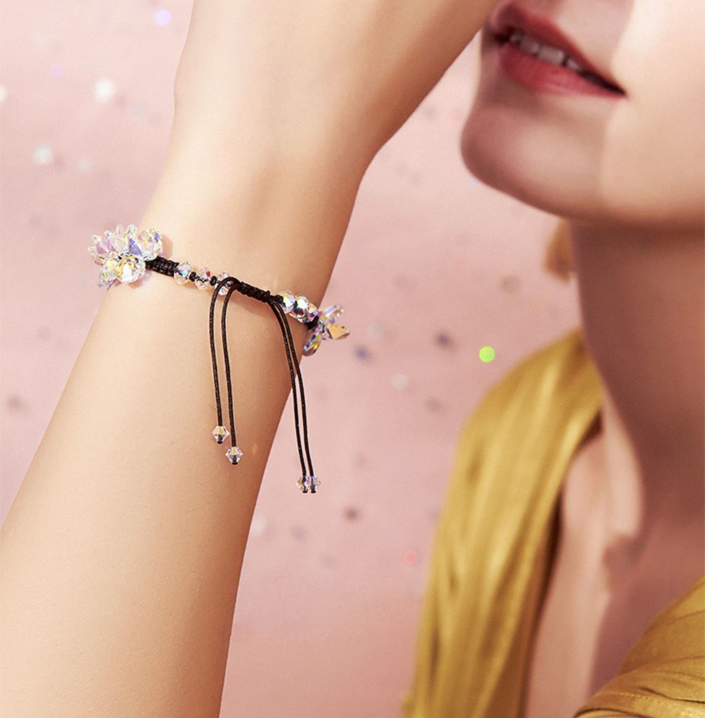 Multi-Color Adjustable Austria Crystal Bracelet