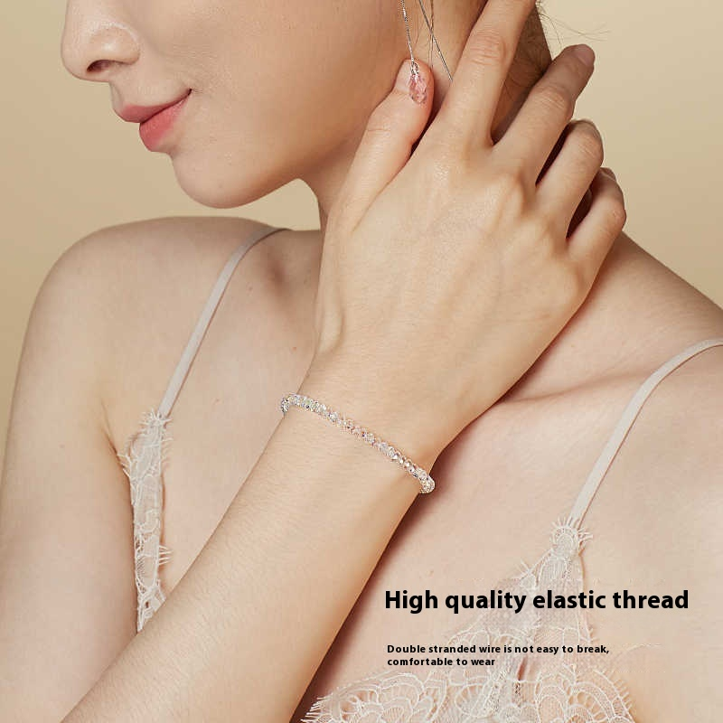 Aurora Austrian Crystal Faceted Bead Bracelet