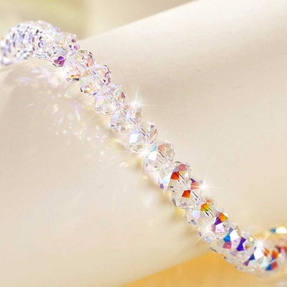Aurora Austrian Crystal Faceted Bead Bracelet