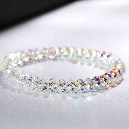 Aurora Austrian Crystal Faceted Bead Bracelet