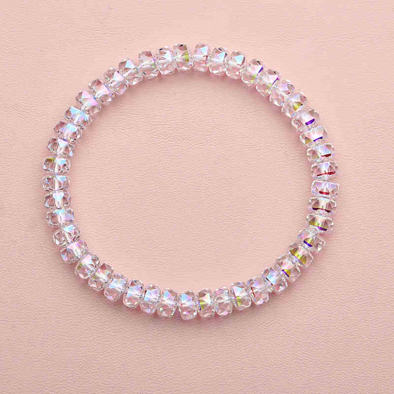 Aurora Austrian Crystal Faceted Bead Bracelet