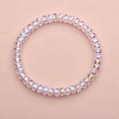 Aurora Austrian Crystal Faceted Bead Bracelet