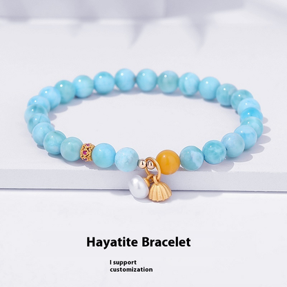 Ocean Breeze Charm Bracelet – Mermaid Tail, Butterfly & Shell Collection