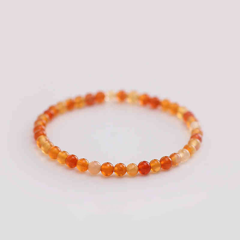 Carnelian Confidence & Vitality Bracelet – 4mm / 6mm / 8mm Beads