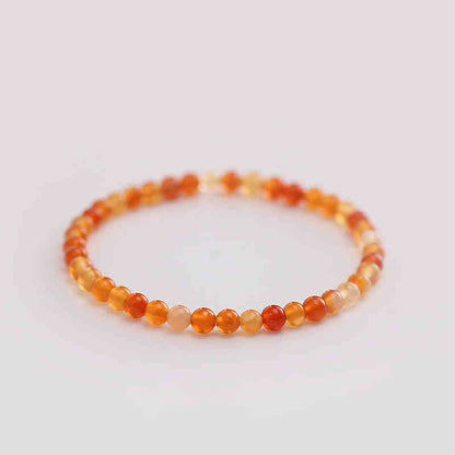 Carnelian Confidence & Vitality Bracelet – 4mm / 6mm / 8mm Beads