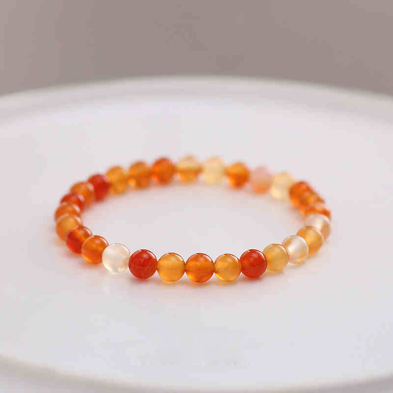 Carnelian Confidence & Vitality Bracelet – 4mm / 6mm / 8mm Beads