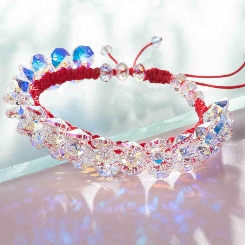 Multi-Color Adjustable Austria Crystal Bracelet