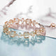 Cubic Cut 6-Color Crystal Bracelet with Zodiac Series Compatible