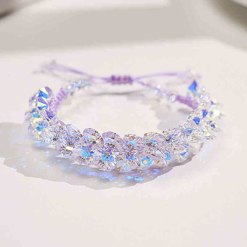 Multi-Color Adjustable Austria Crystal Bracelet