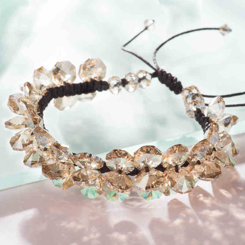Multi-Color Adjustable Austria Crystal Bracelet