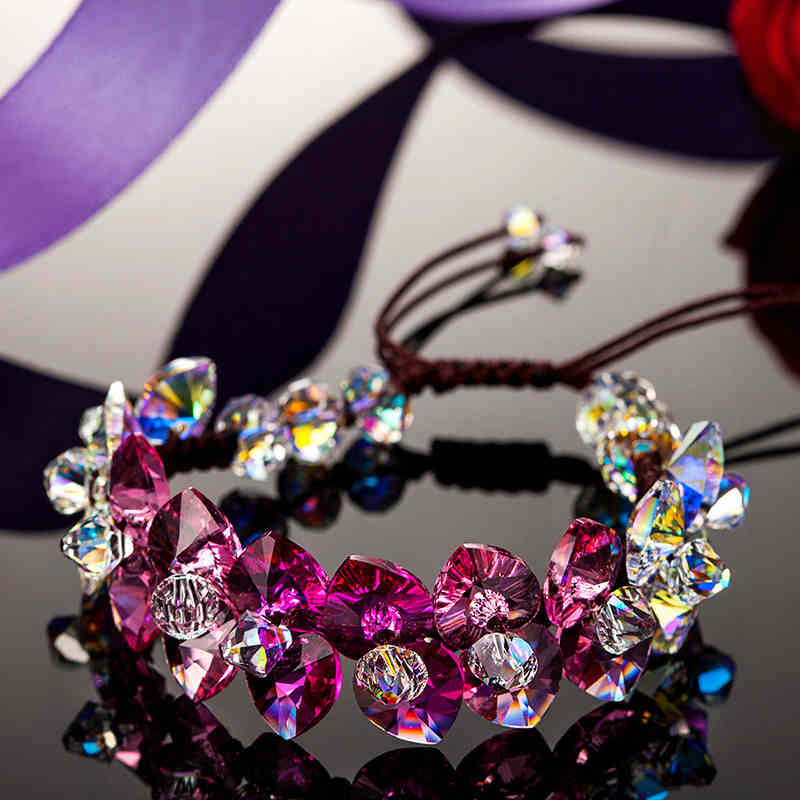 Multi-Color Adjustable Austria Crystal Bracelet